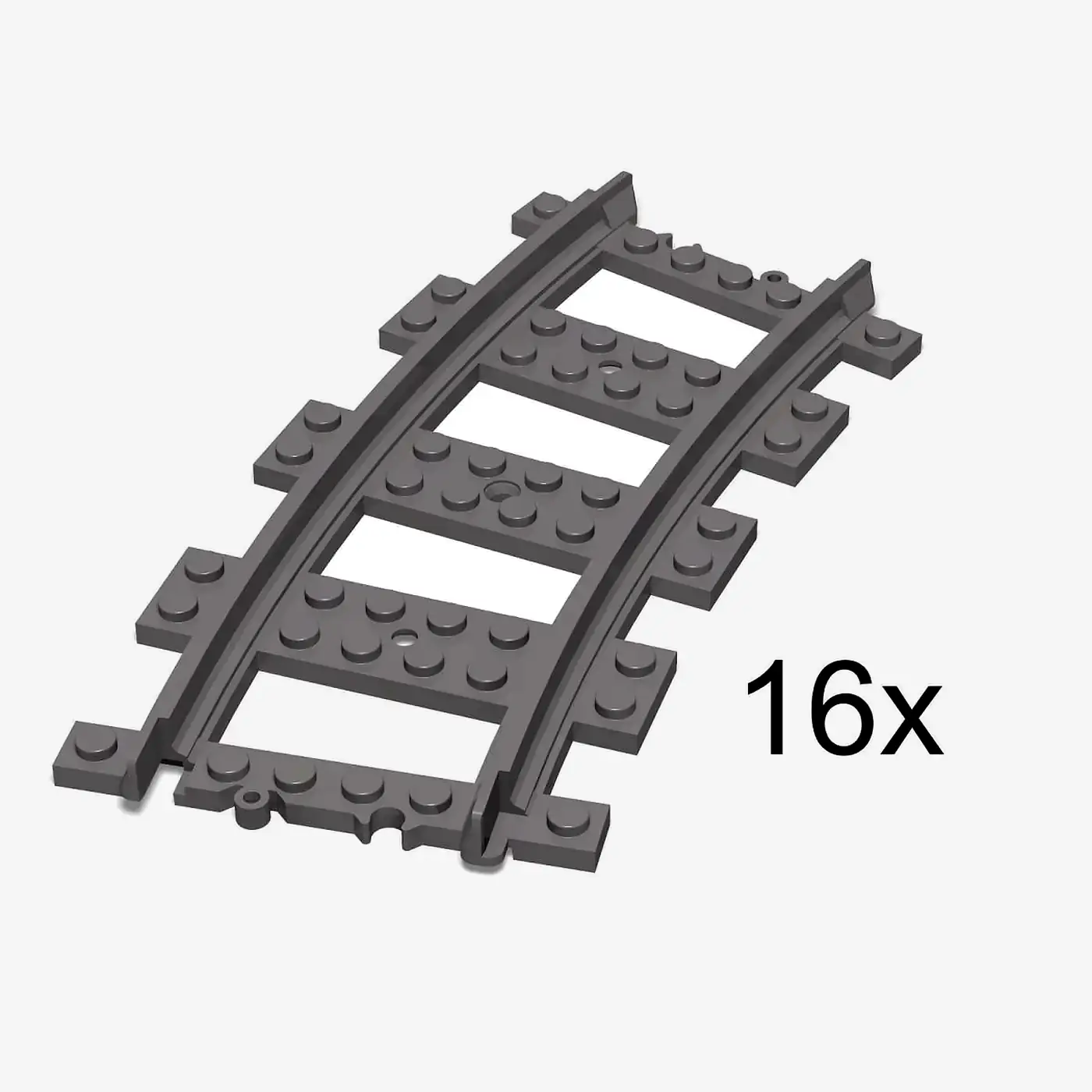 Gebogene Gleise R40 im Set, 16 Stück
