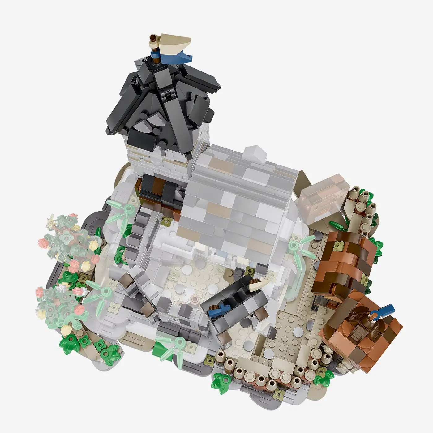 Burg Blaustein – Bergfried und Vorburg