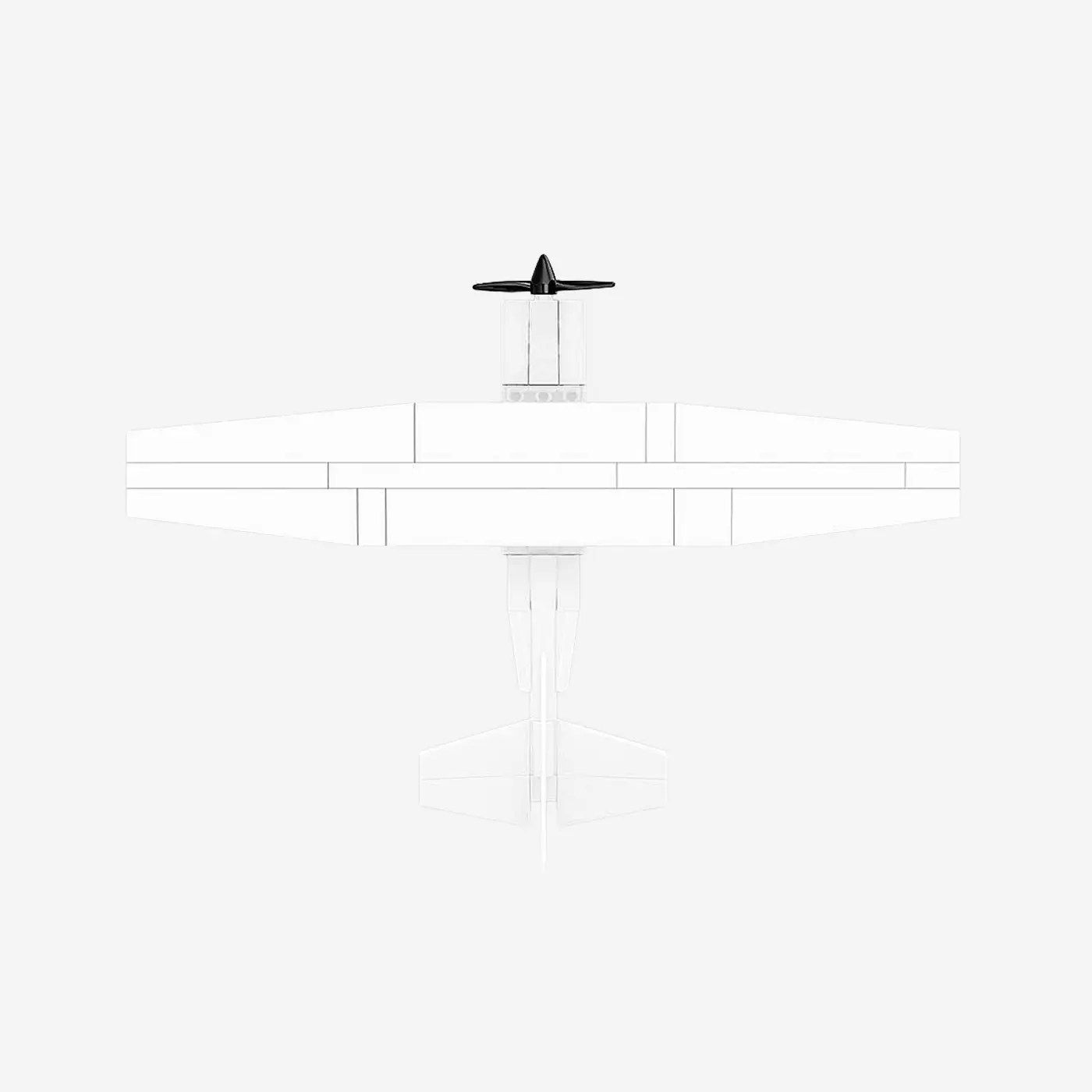 Cessna 172 Skyhawk in white