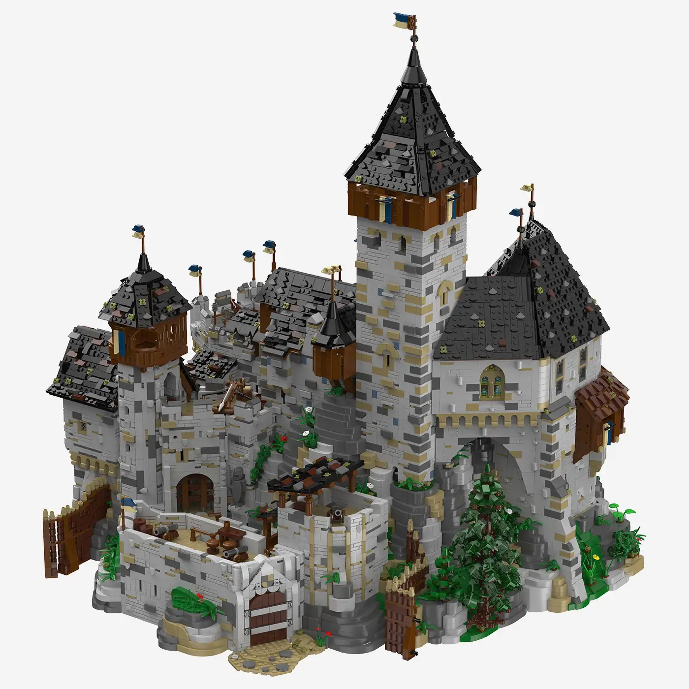 Burg Blaustein: Schildwerk-Erweiterung