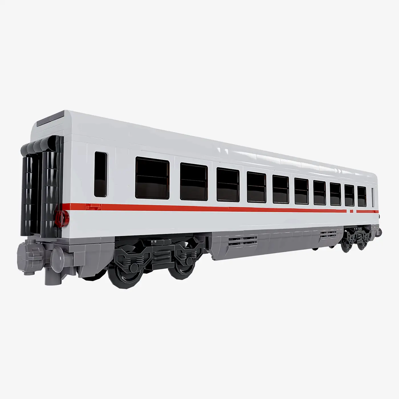 Passagierwagen weiß rot