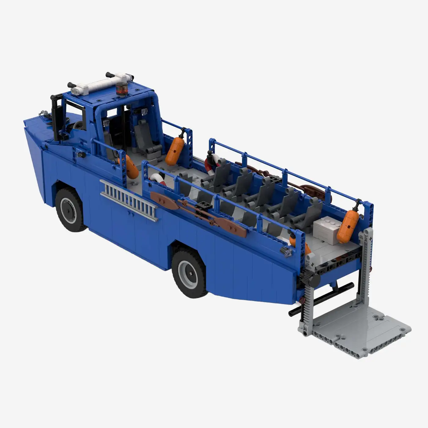 Technisches Hilfswerk Amphibienfahrzeug