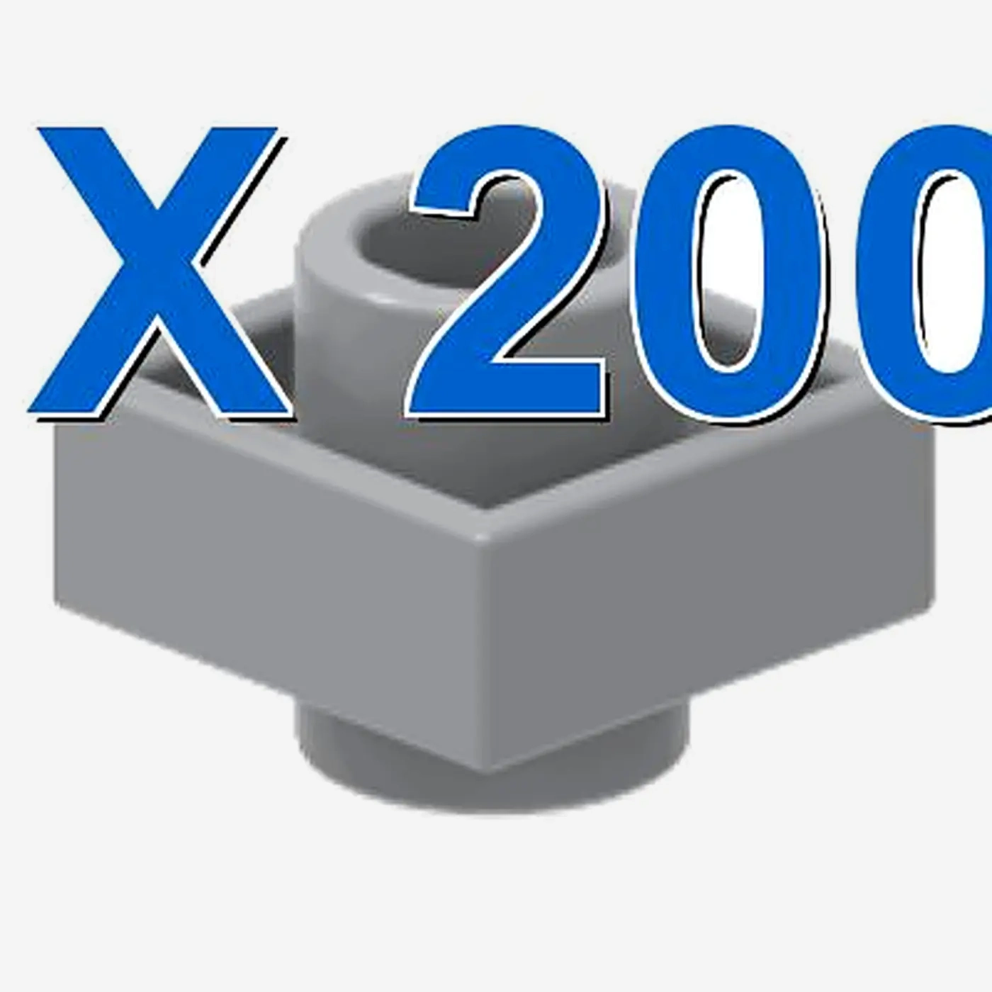Plate 1x1 with studs on 2 sides X 200
