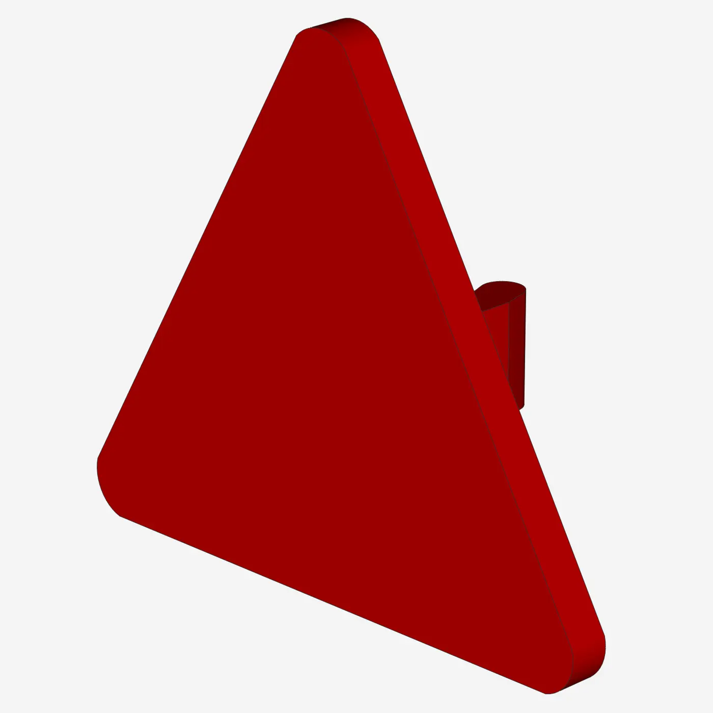 TRIANGULAR SIGN W. SNAP X 25