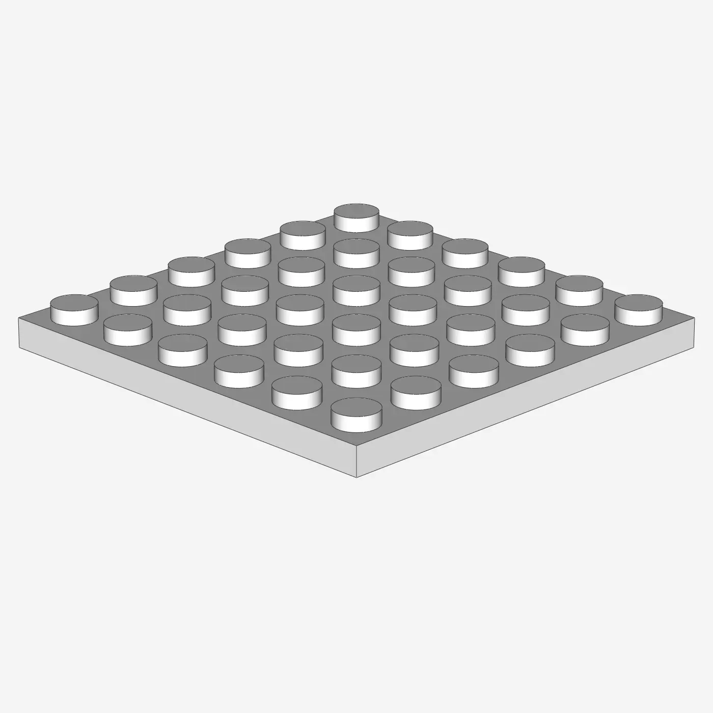 PLATE 6X6 X 10