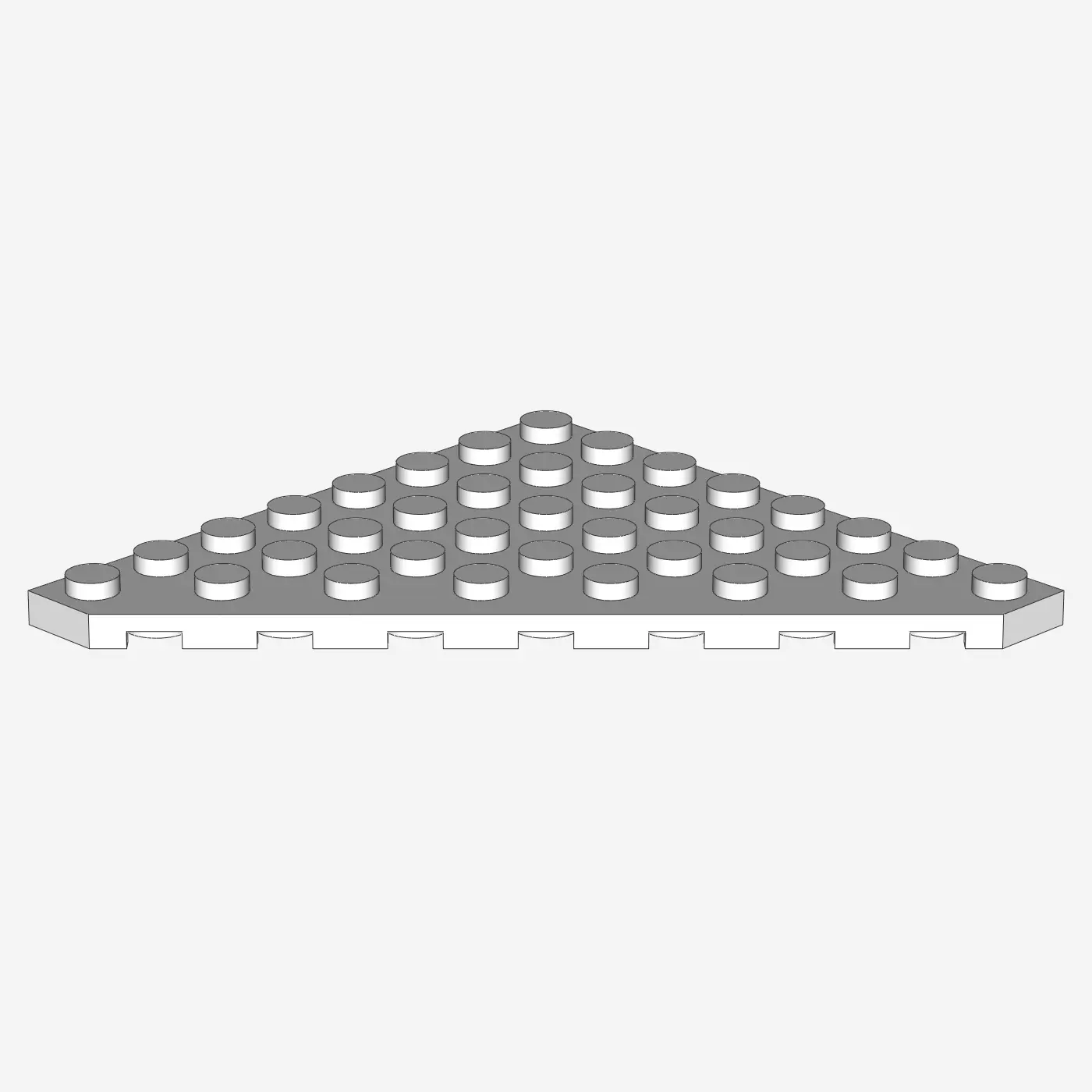 CORNER PLATE 45 DEG. 8X8 X 10
