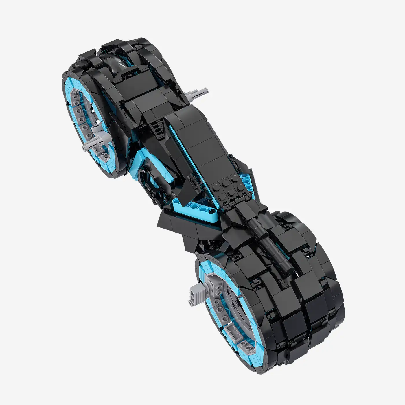 Futuristic light motorbike
