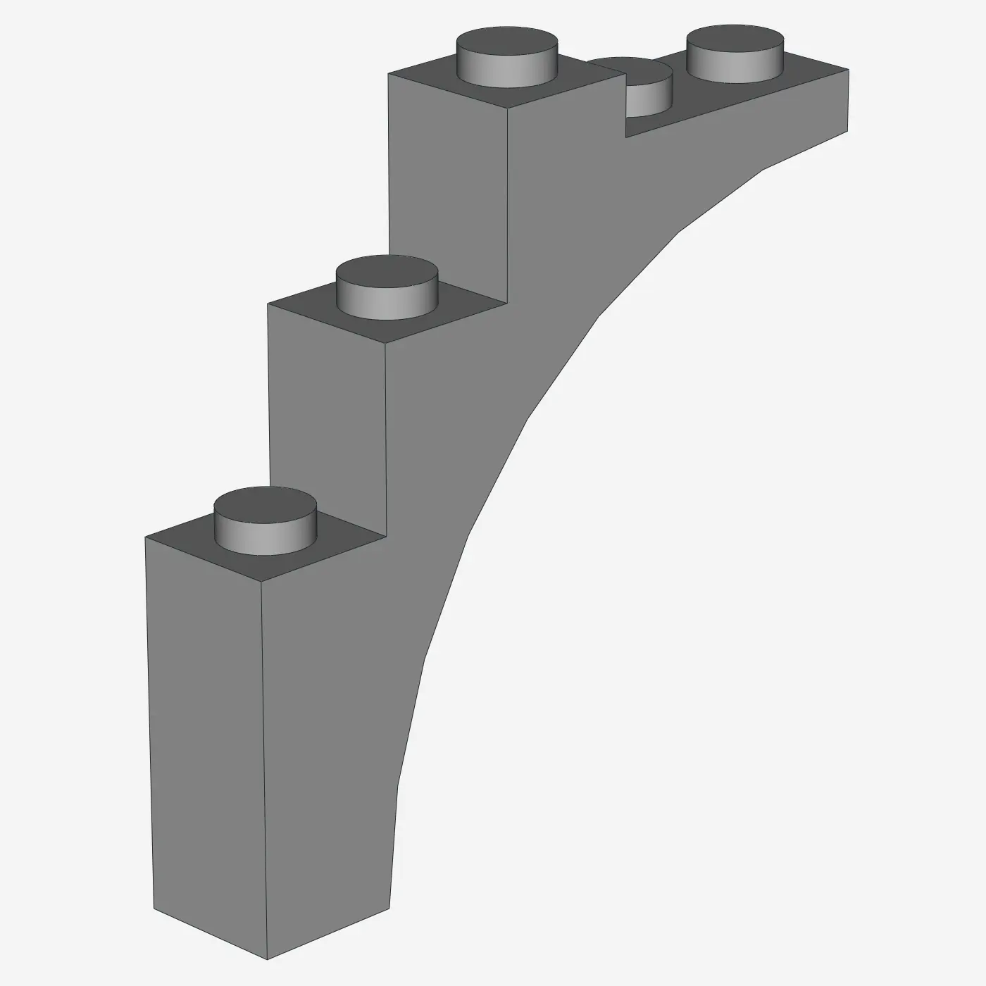 BRICK W. BOW 1X5X4
