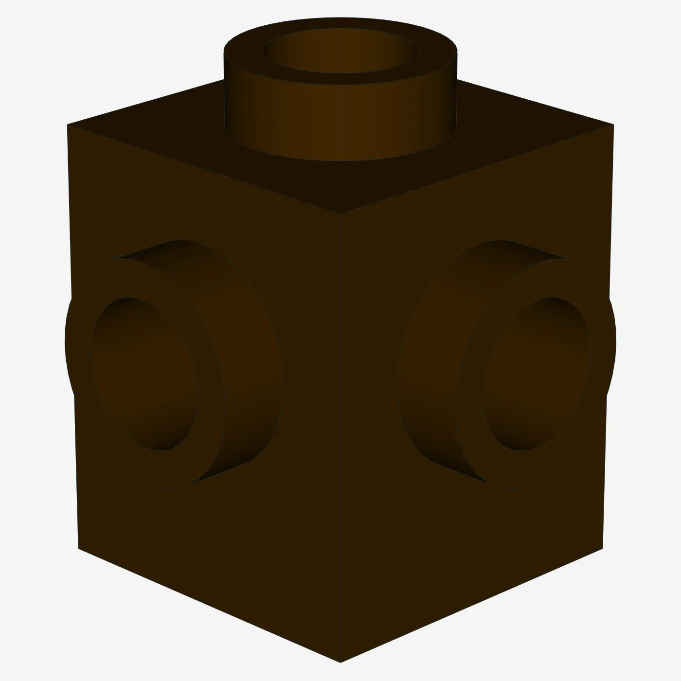 BRICK 1X1 W. 4 KNOBS X 600