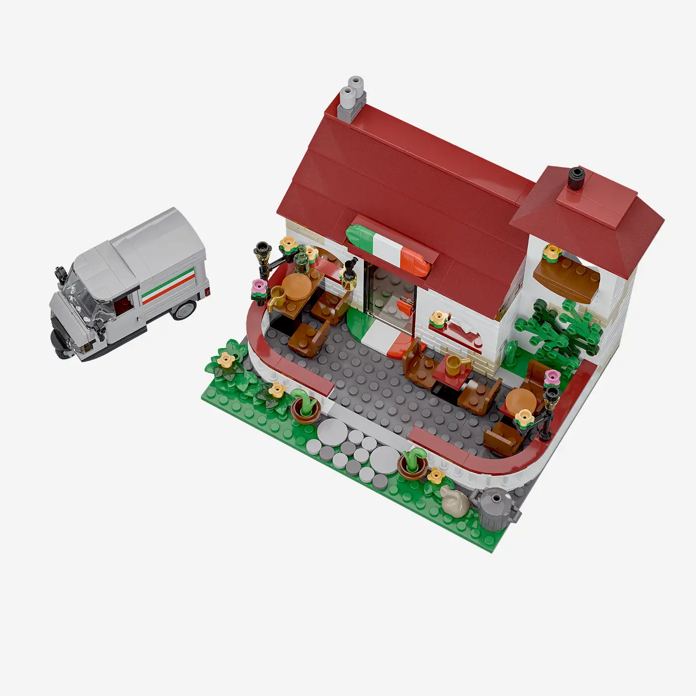 Ristorante mit Rollermobil