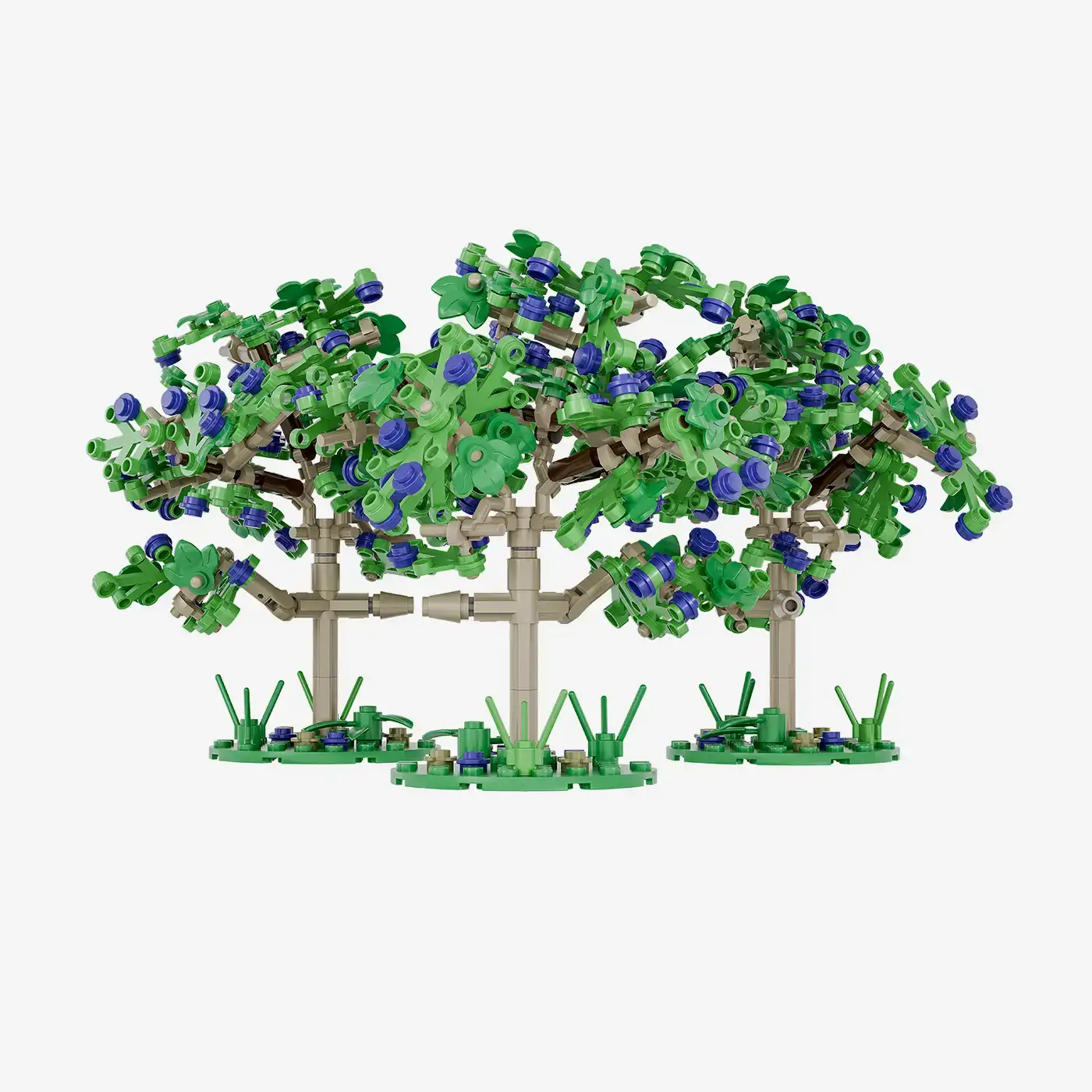 Pflaumenbäume im Sommer, 3er-Set