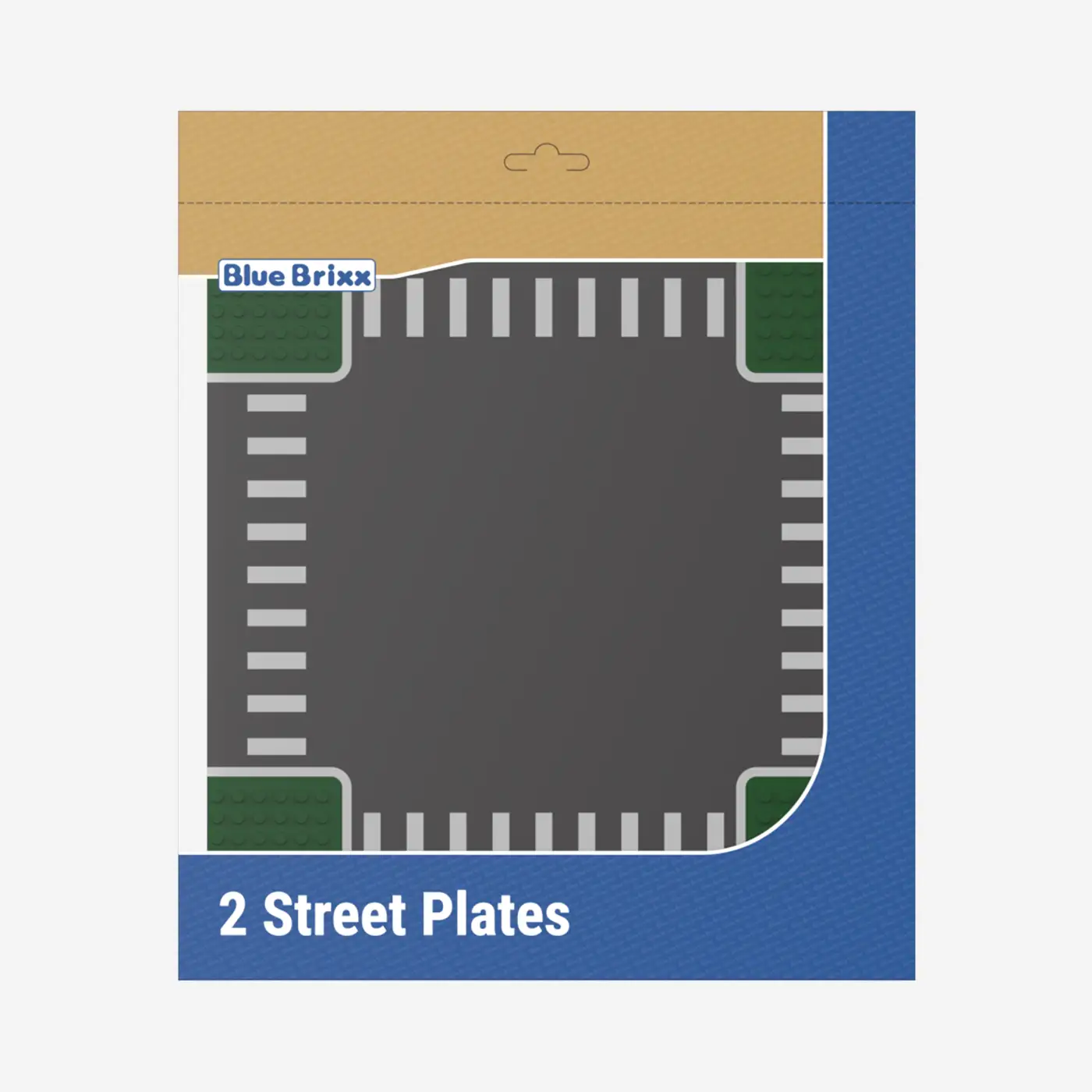 Street Plates 2x 32x32 Intersection green