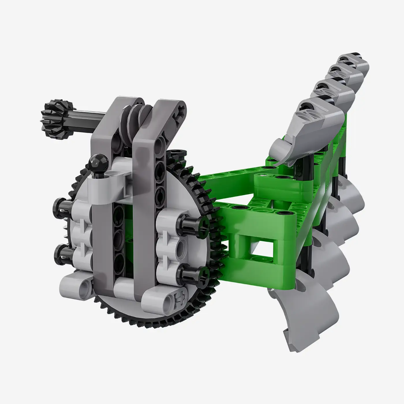 Moderner Traktor 1:18 - Pflug