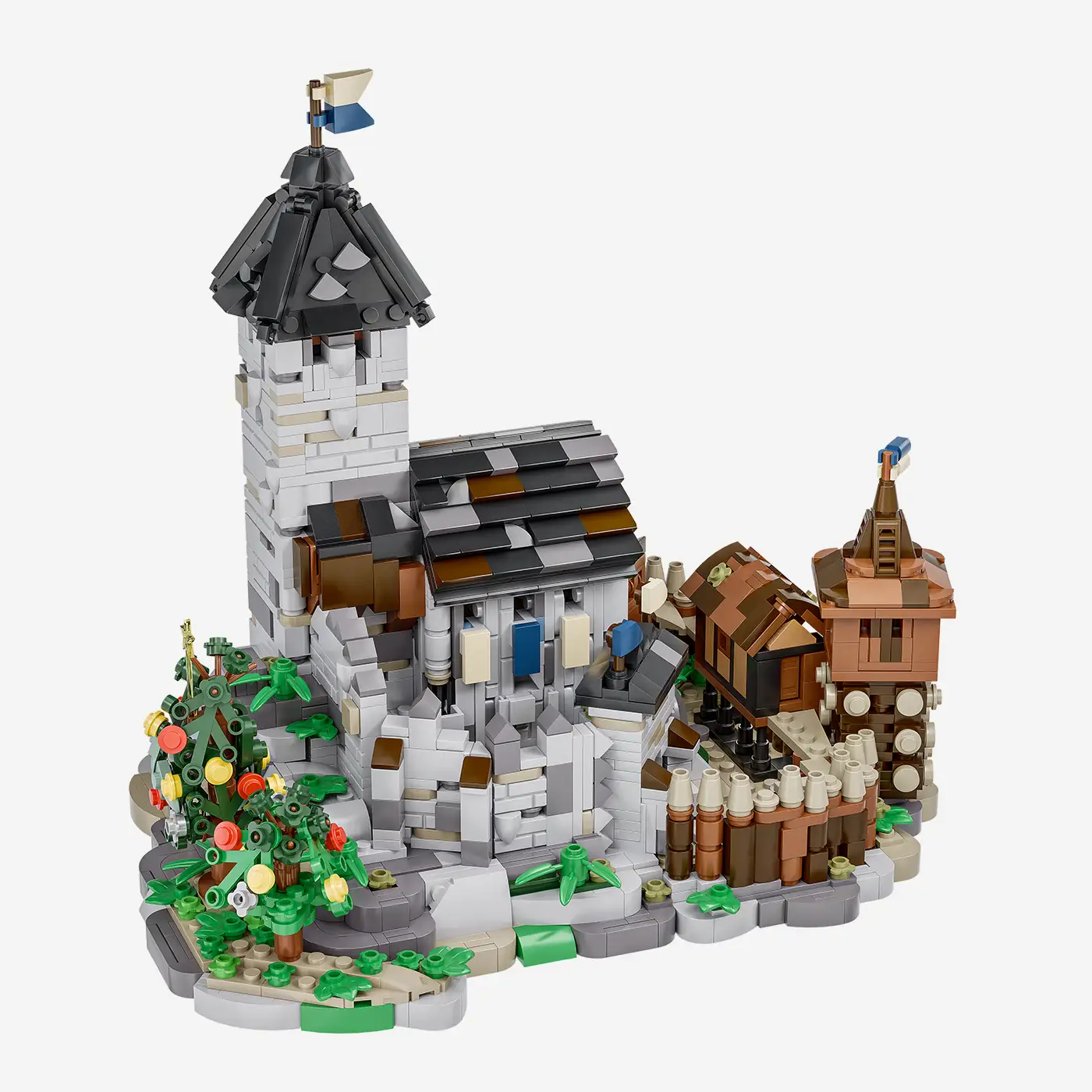 Burg Blaustein – Bergfried und Vorburg