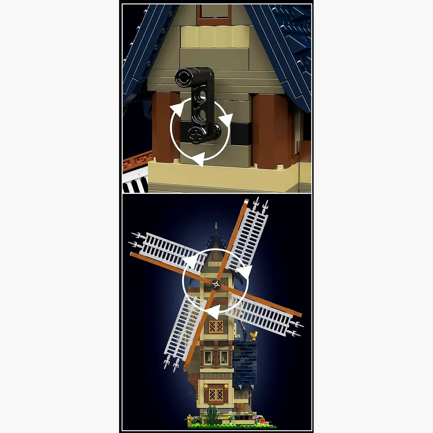 Welt im Mittelalter: Windmühle