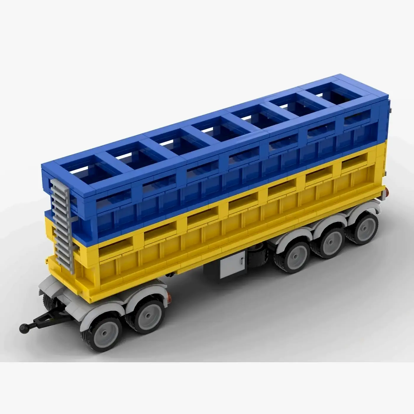 LKW mit 3 Viehanhängern