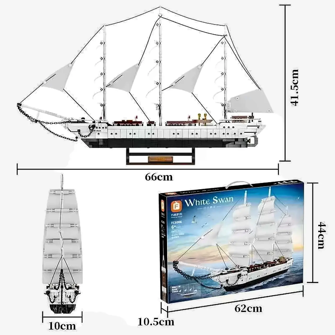 Sailing ship White Swan