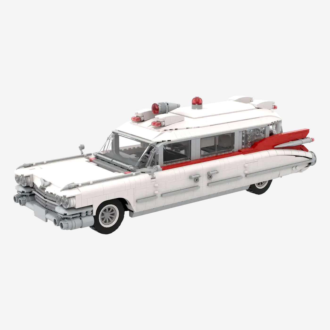 Amerikanischer Krankenwagen 1959 weiß