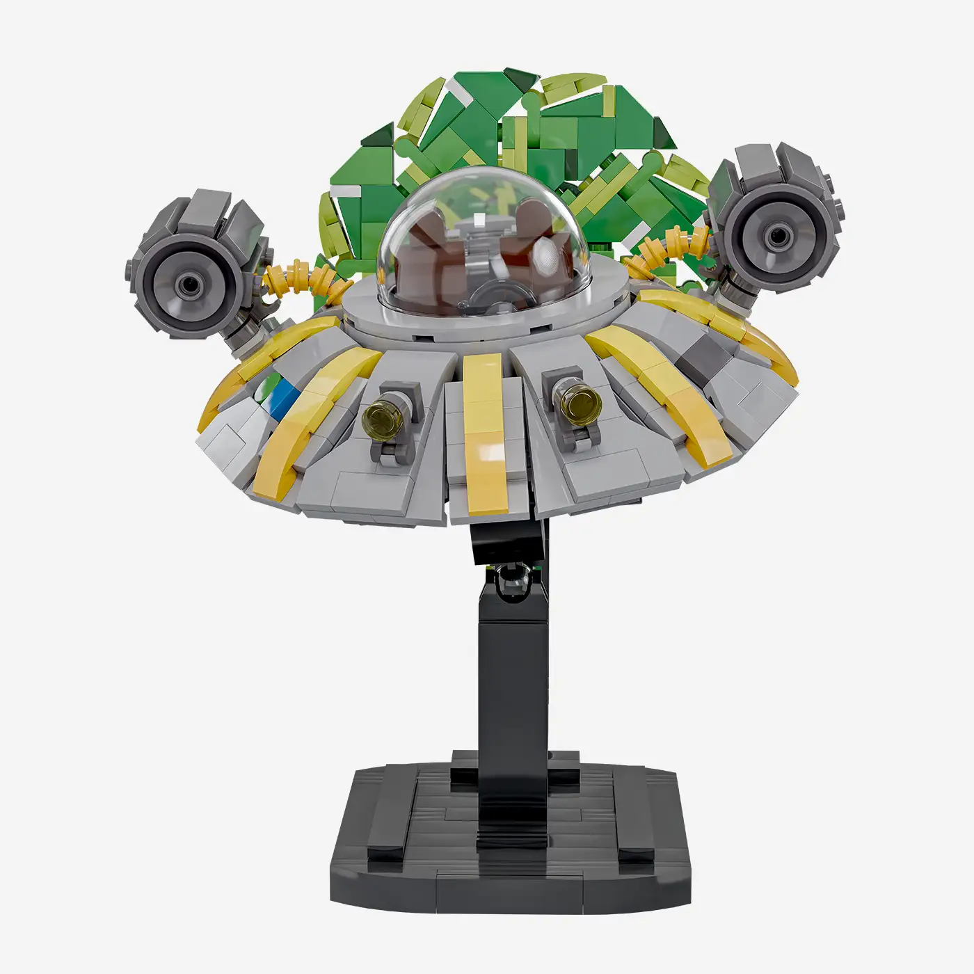 Raumschiff des exzentrischen Wissenschaftlers