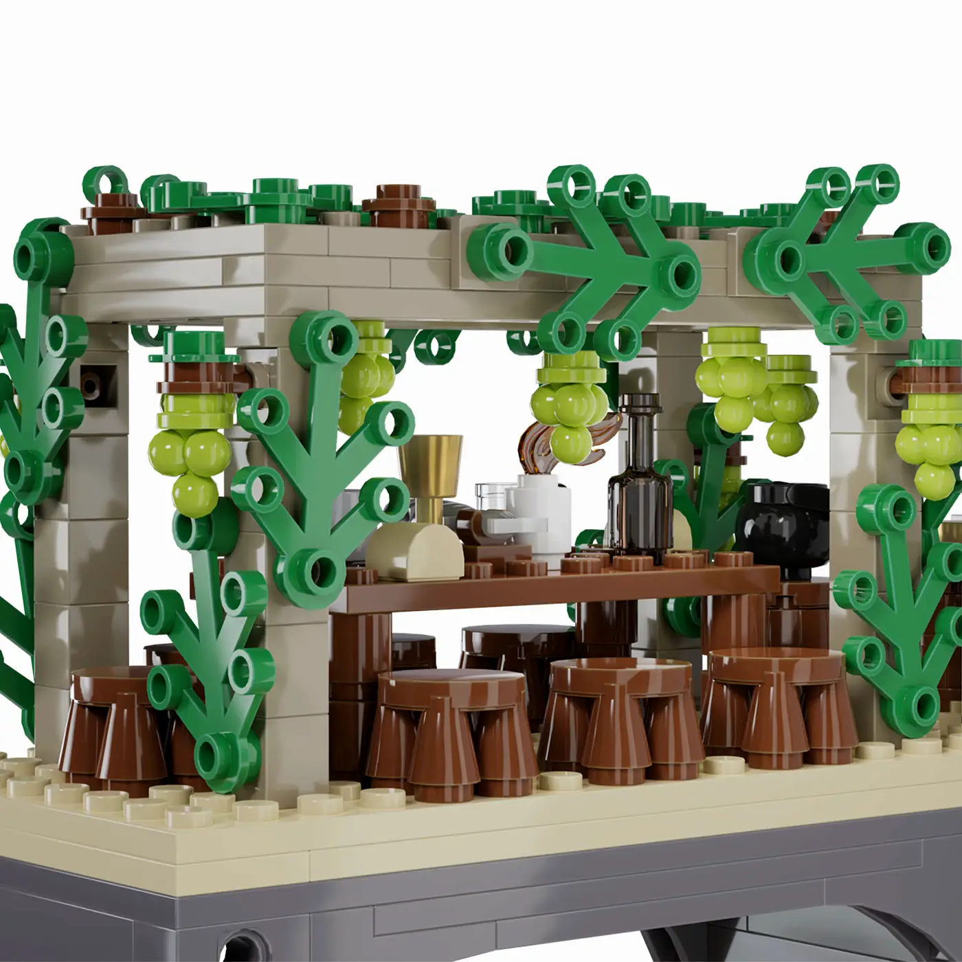 Gouverneursinsel: Pergola-Erweiterung