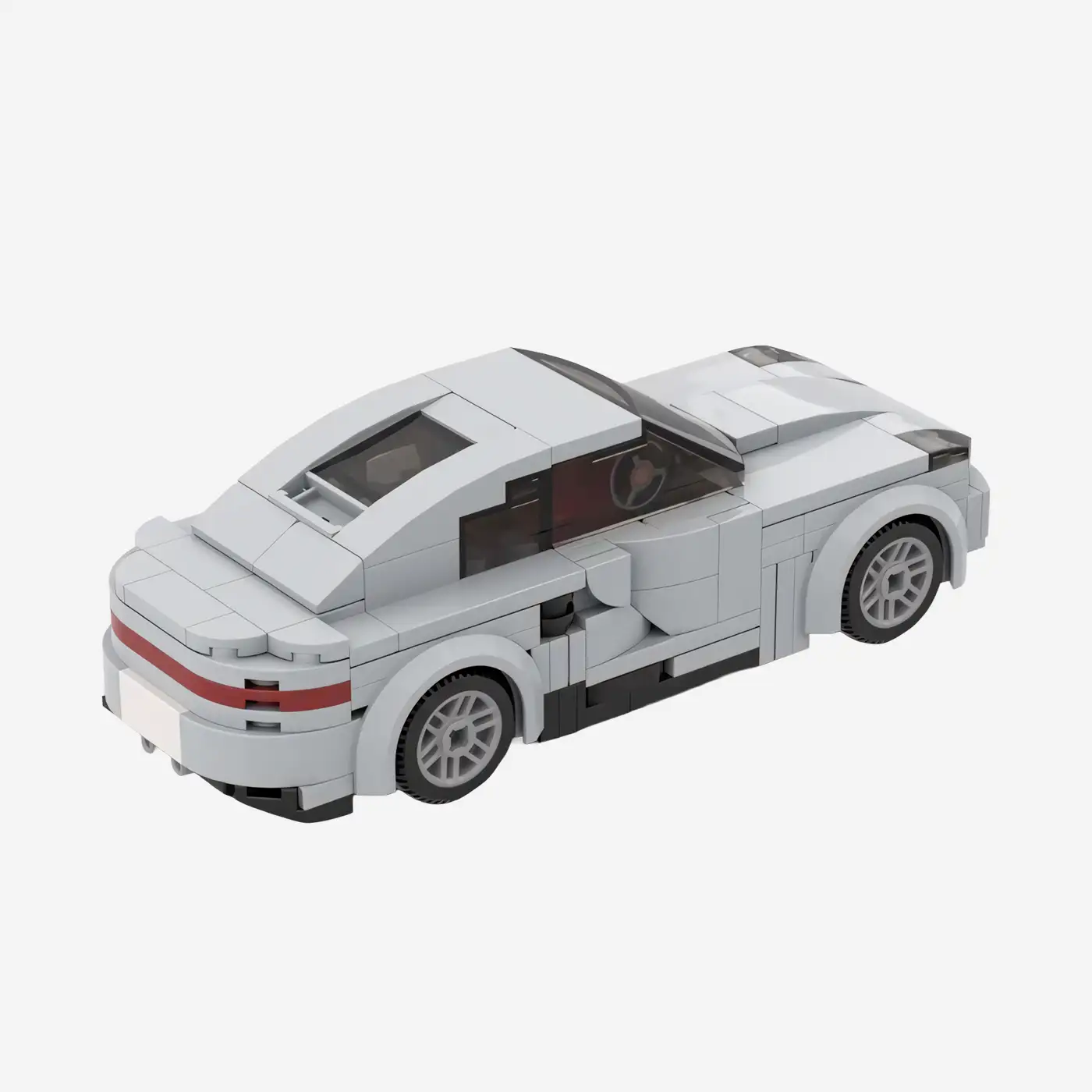 Modern Grey Sports Car