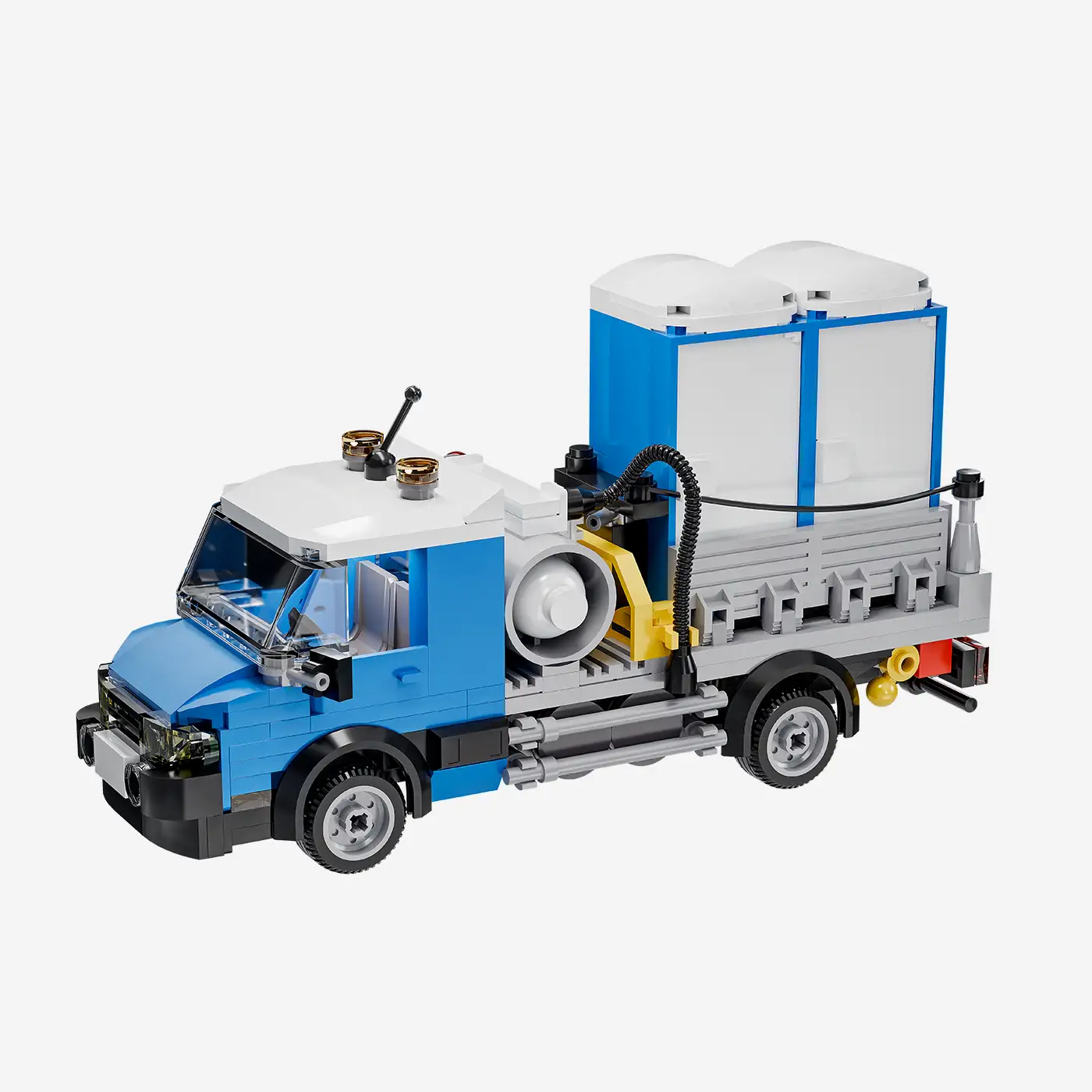 Transporter für mobile Toiletten