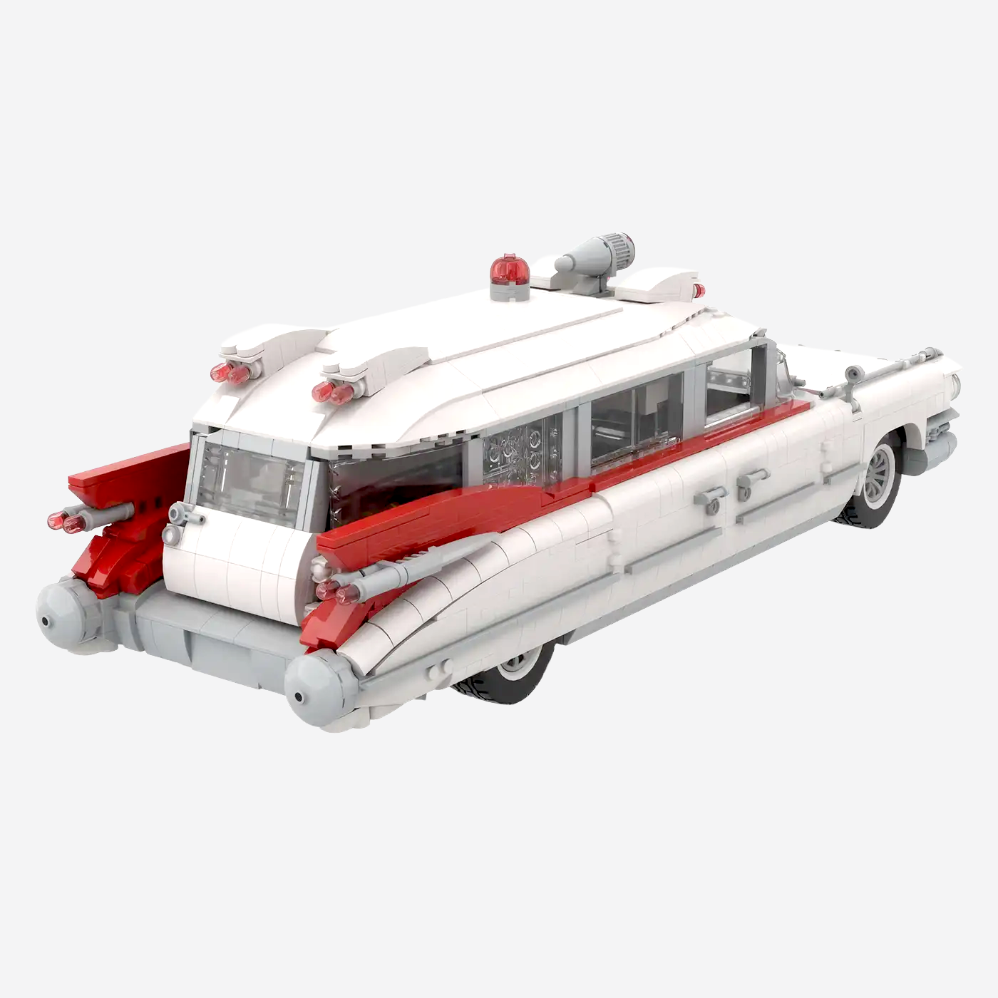 Amerikanischer Krankenwagen 1959 weiß