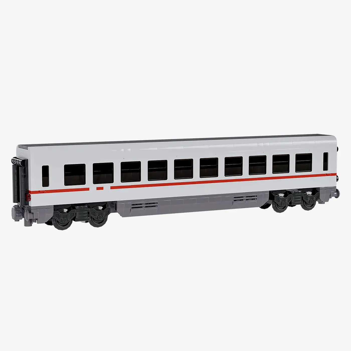 Passagierwagen weiß rot