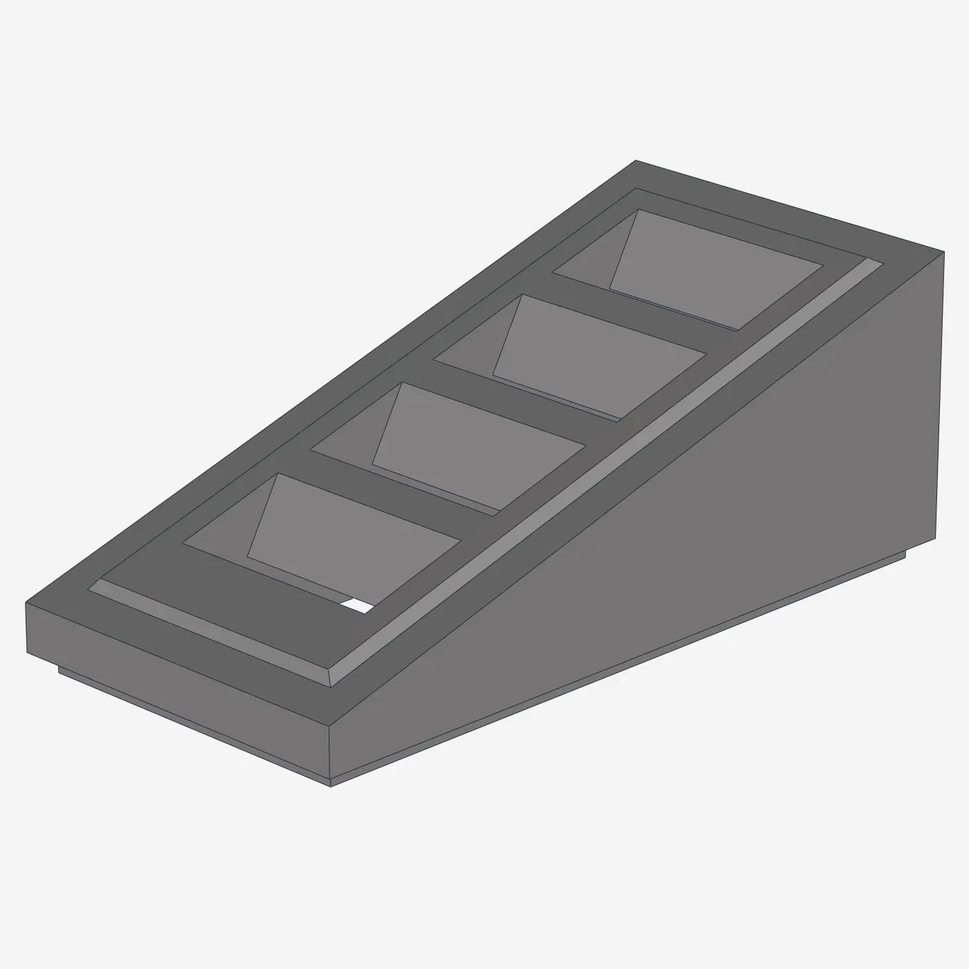 ROOF TILE W. LATTICE 1x2x2/3 X 200