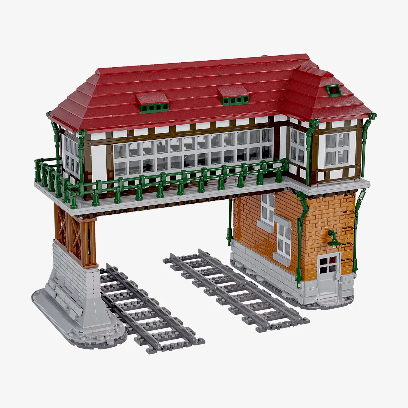 Gantry Signal Box, double track