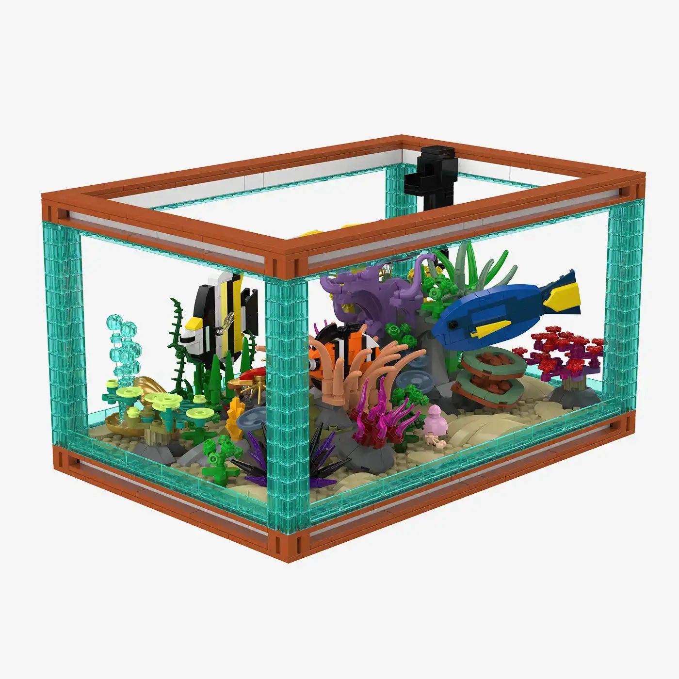 Kleines Meeresaquarium