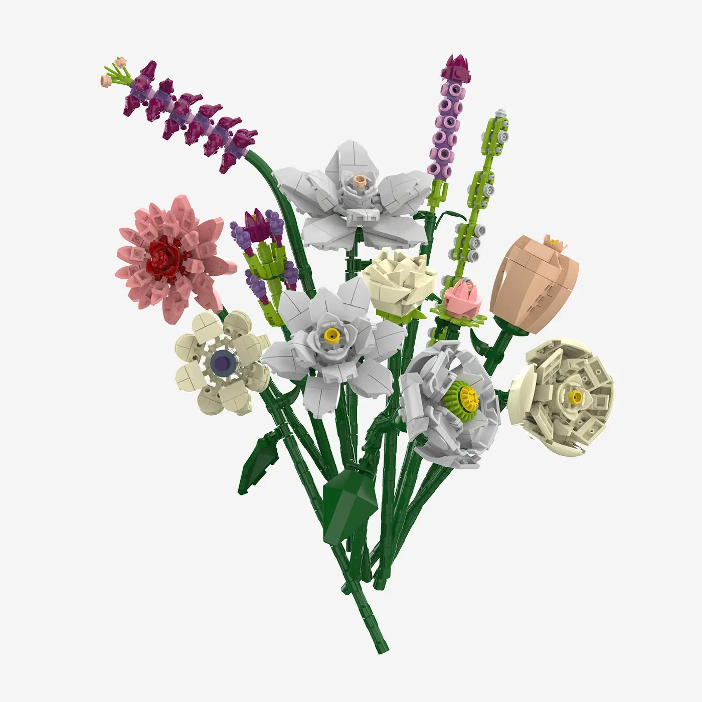 Buy Eternal flowers: Orange twilight (mini blocks) online | BlueBrixx