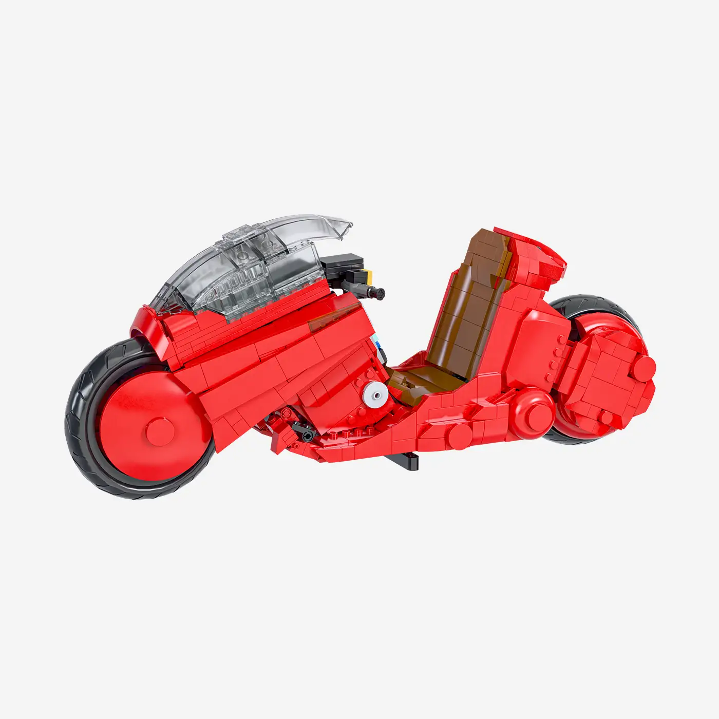Futuristisches Rotes Motorrad
