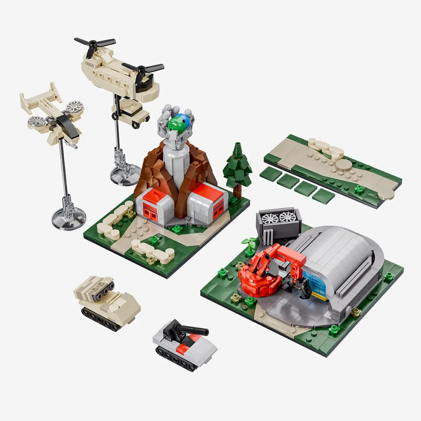 Crystal Conflict: Building Yard + Barracks