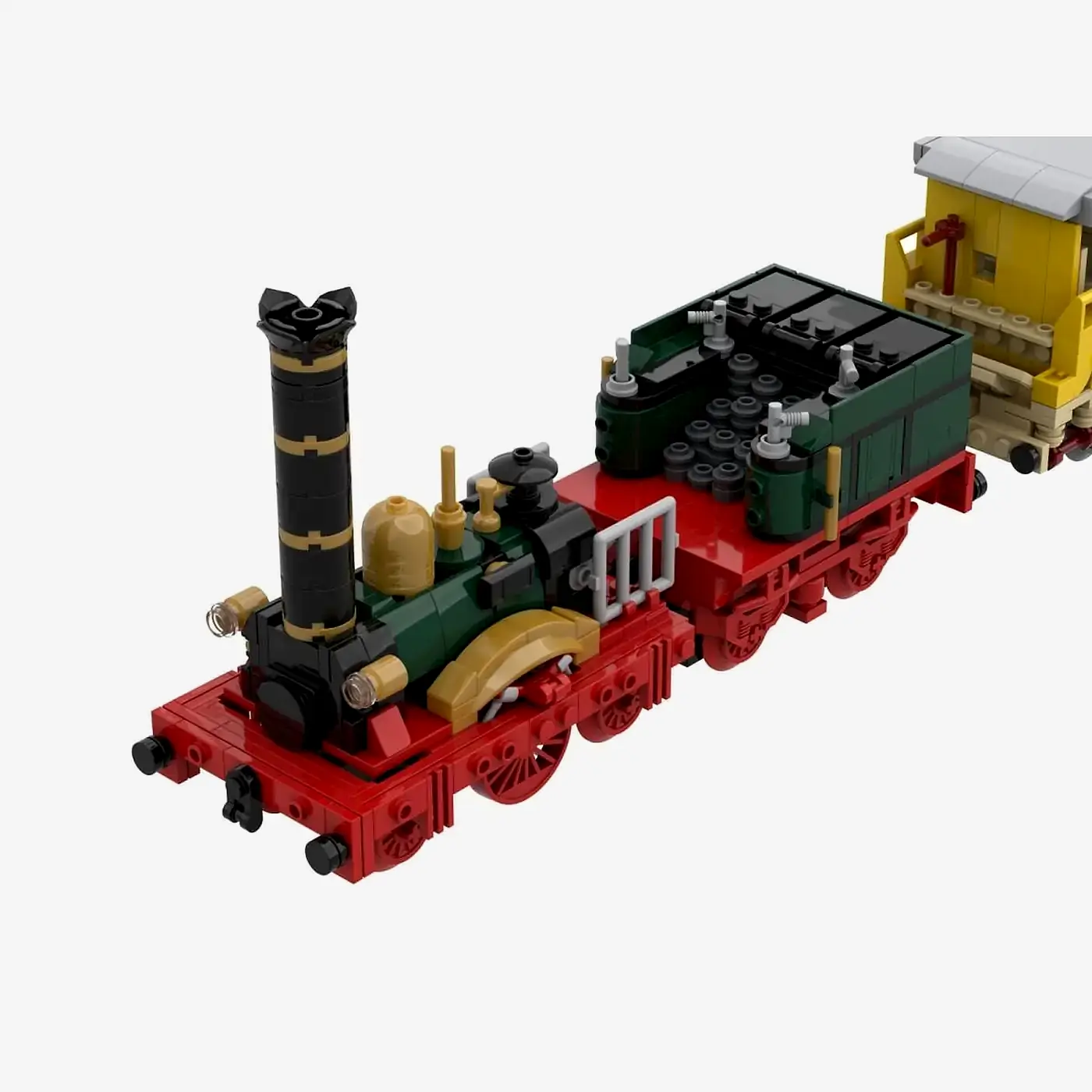 Dampflokomotive Adler mit 1.-3. Klasse-Wagen