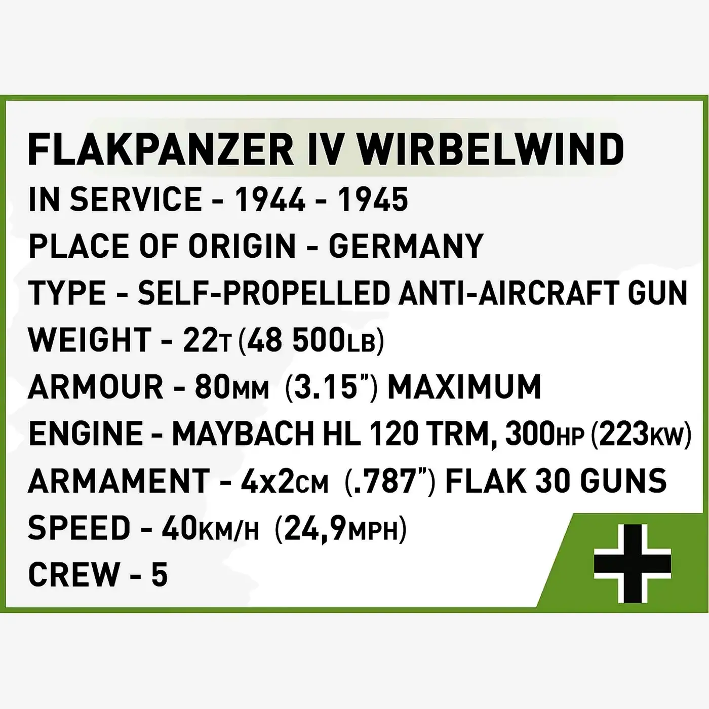 Flakpanzer IV Wirbelwind - Executive Edition