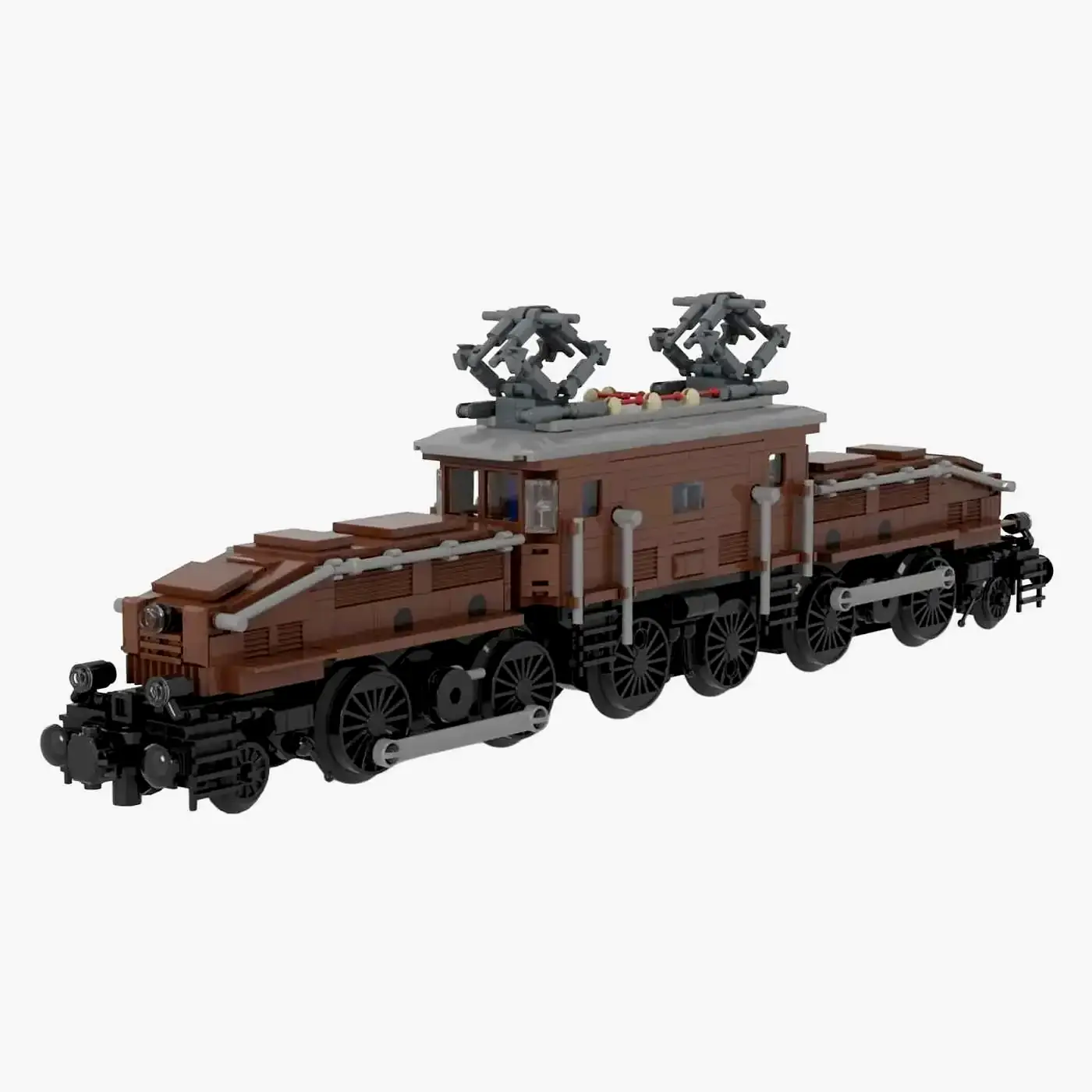 Legendäre Lokomotive: Krokodil in braun
