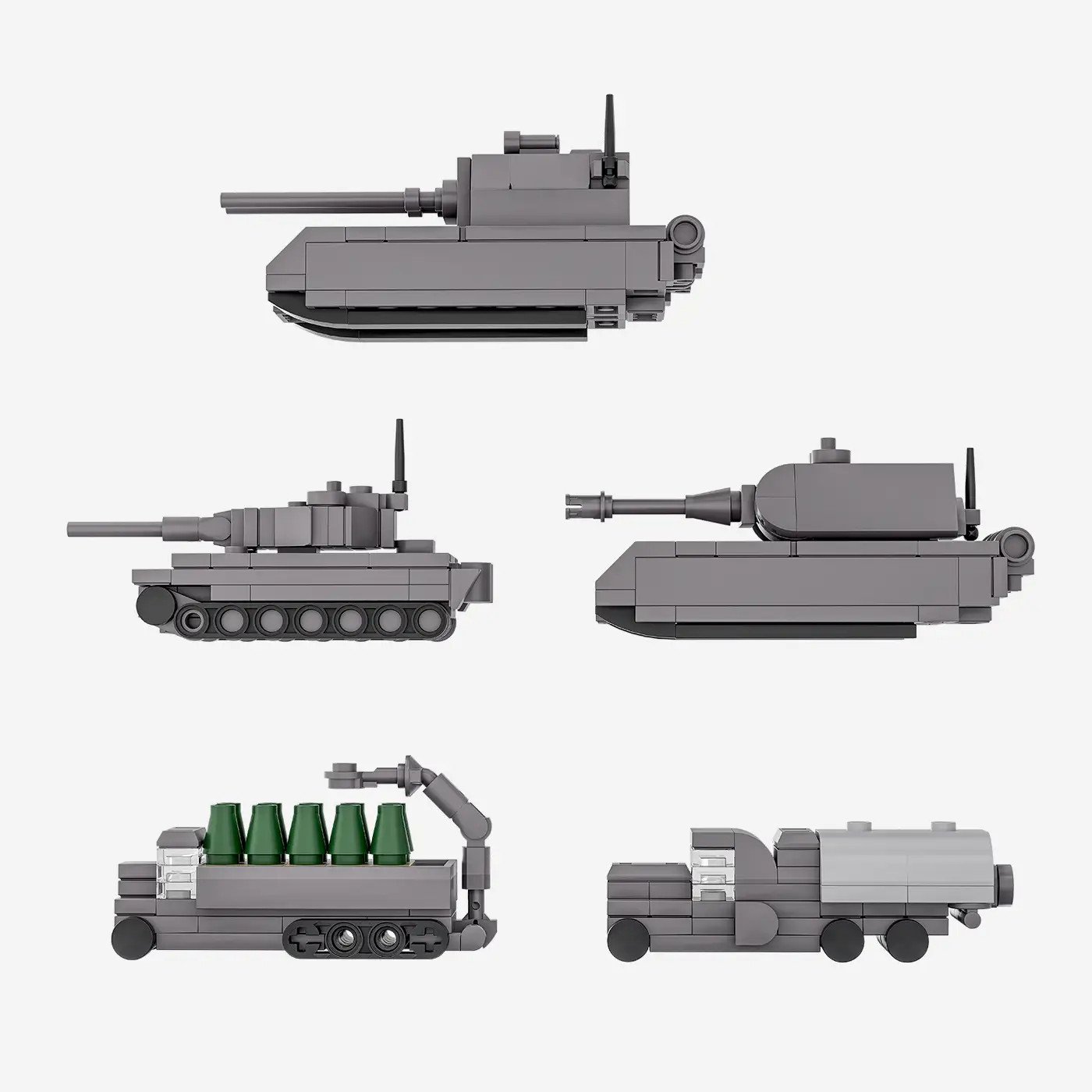 Micro-Scale Military Vehicles