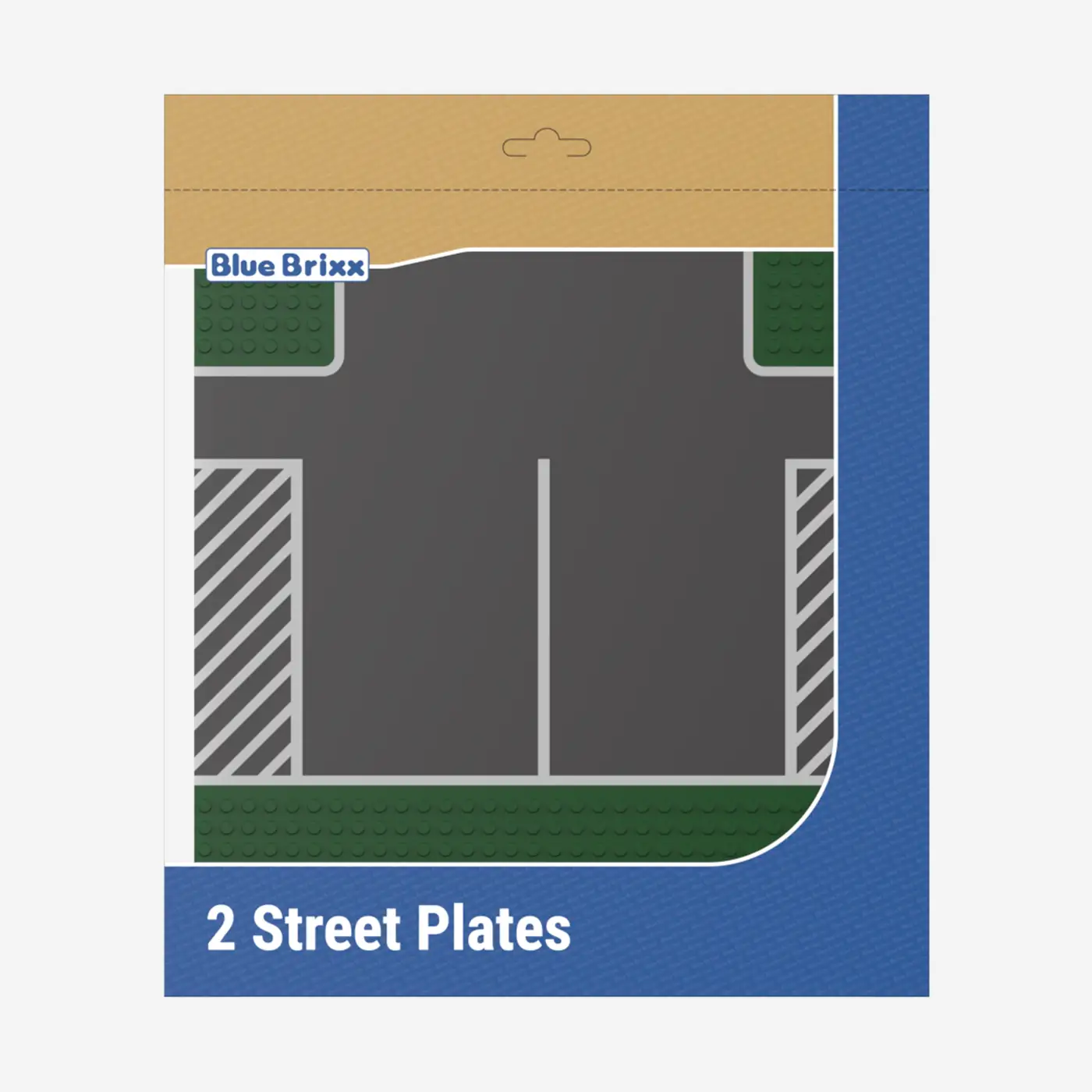 Straßenplatten 2x 32x32 Parkplatz green