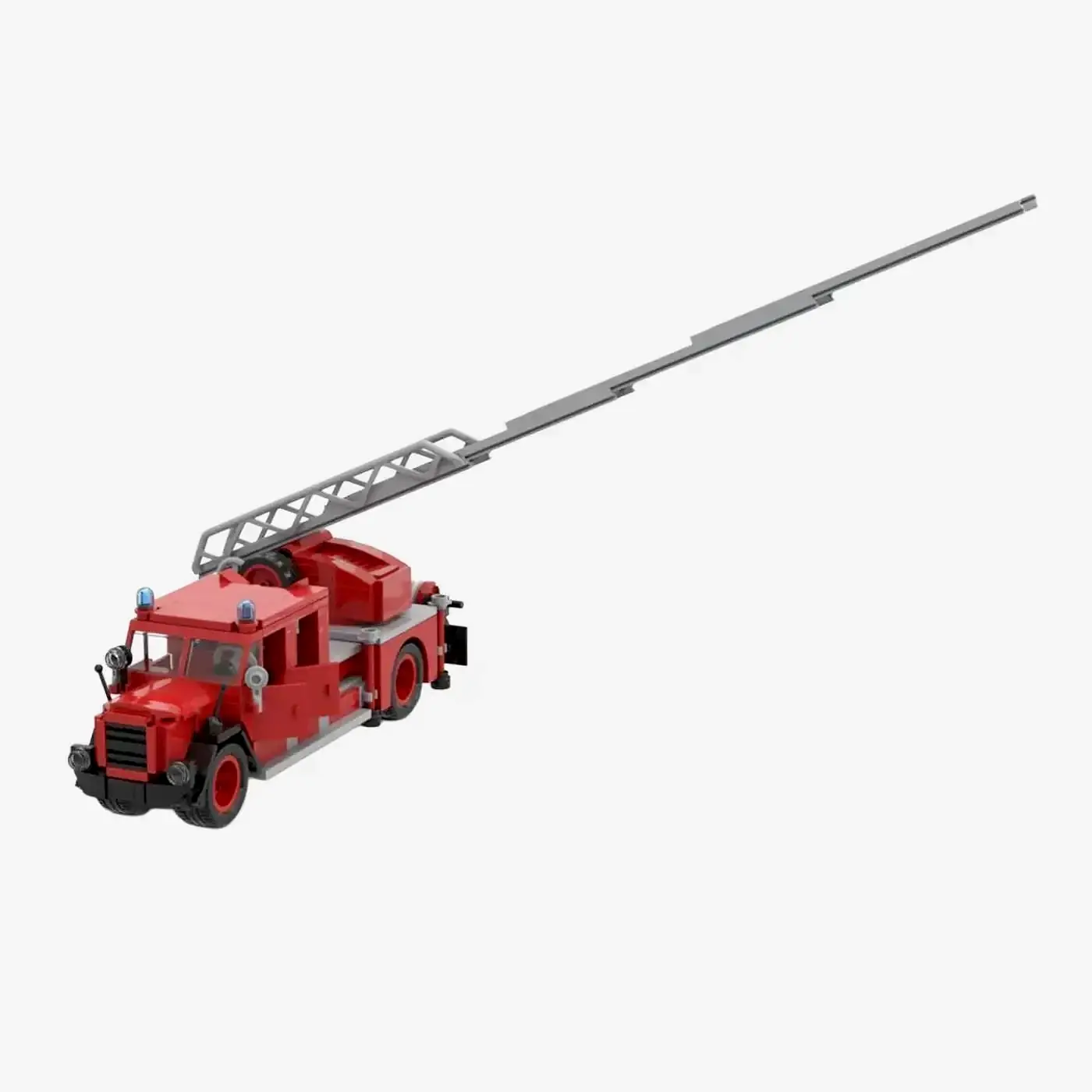 Klassischer Feuerwehr Leiterwagen