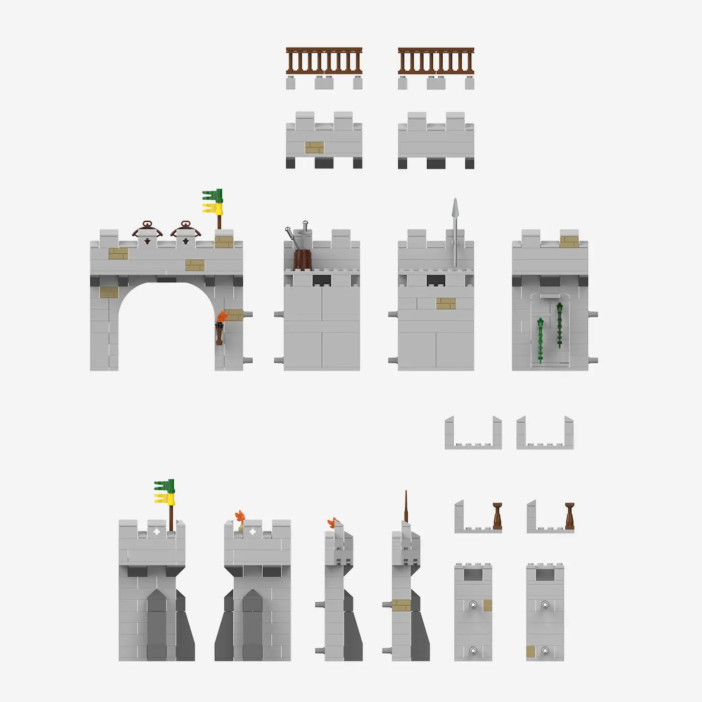 Bear Rock Castle: Wall Expansion - Special elements
