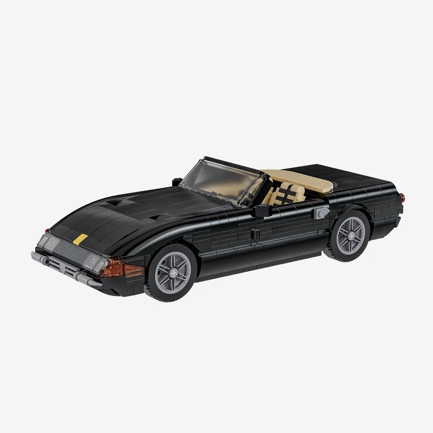 1970er Sport Cabriolet schwarz