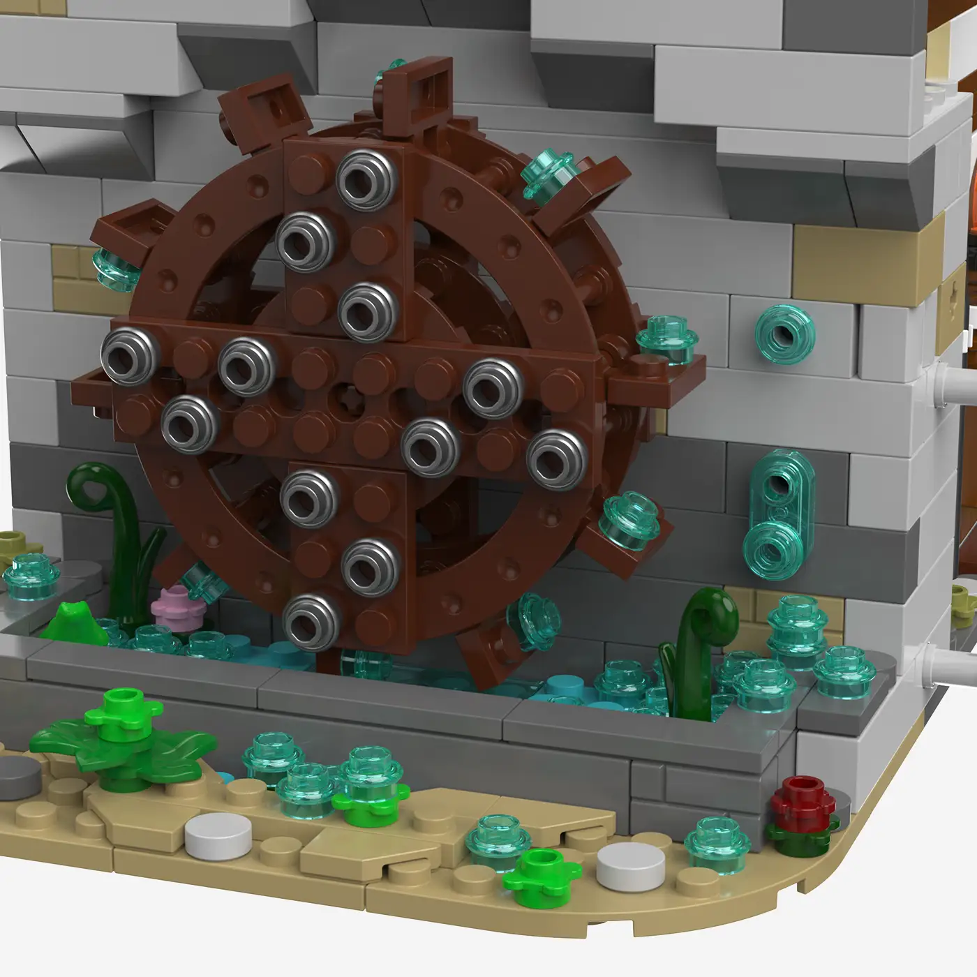 Bear Rock Castle: Watermill