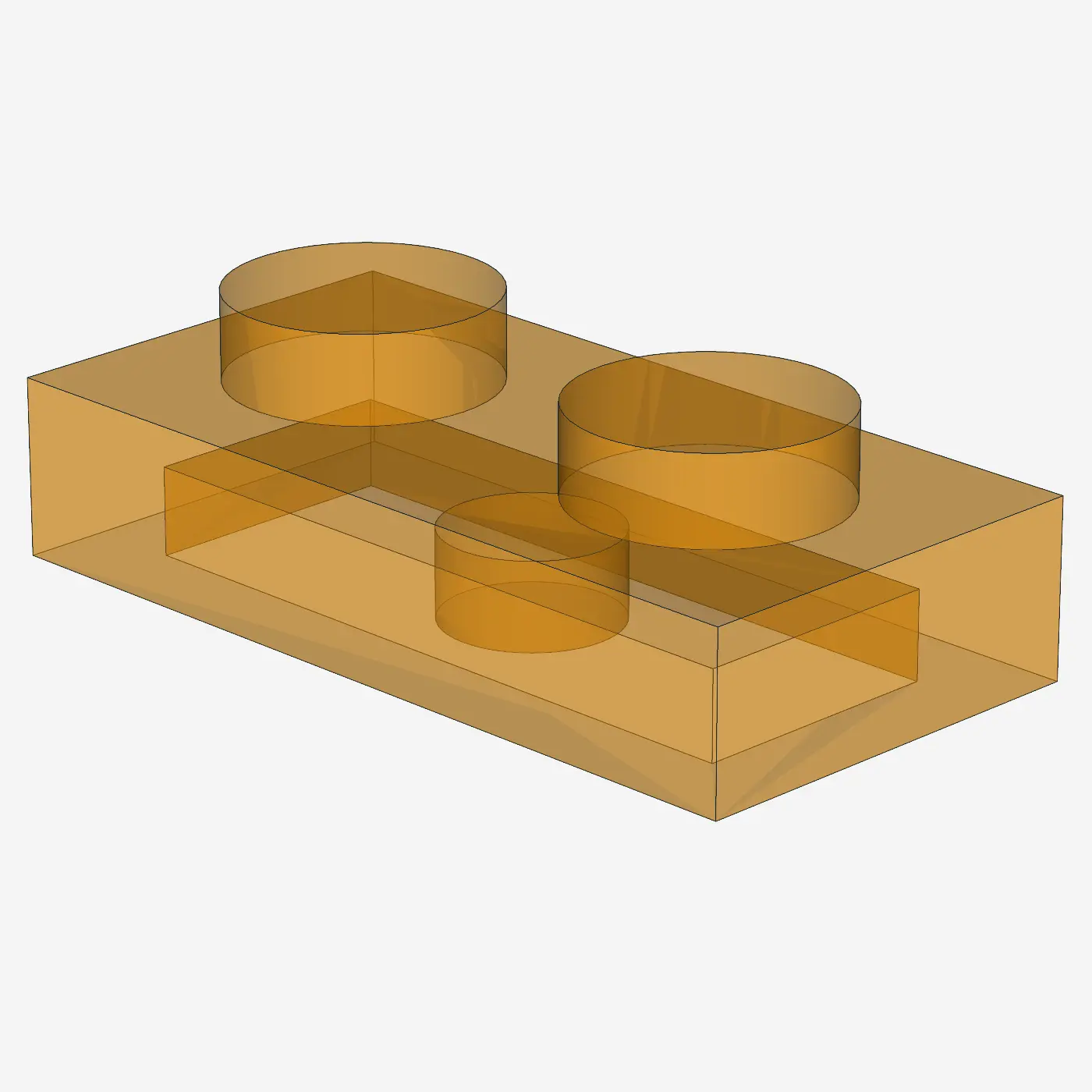 PLATE 1X2 X 100