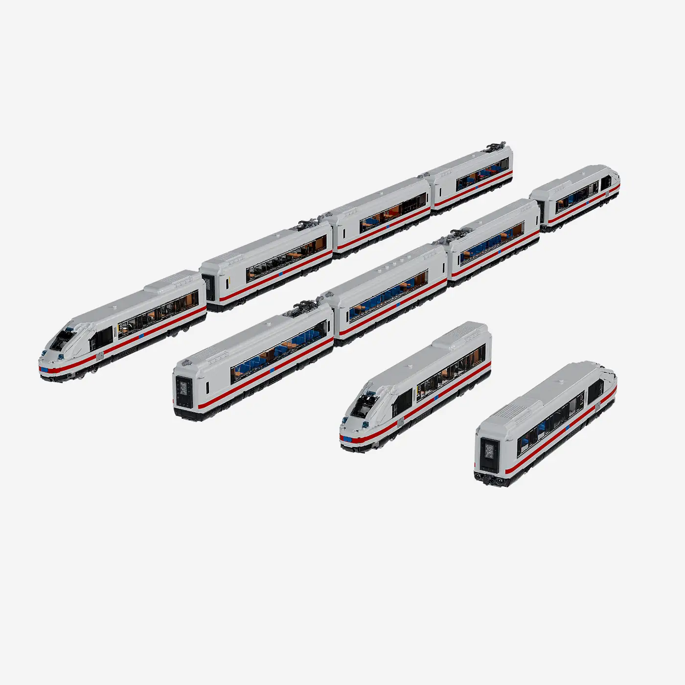 Hochgeschwindigkeits-Triebwagen 2 in 1 (8w)