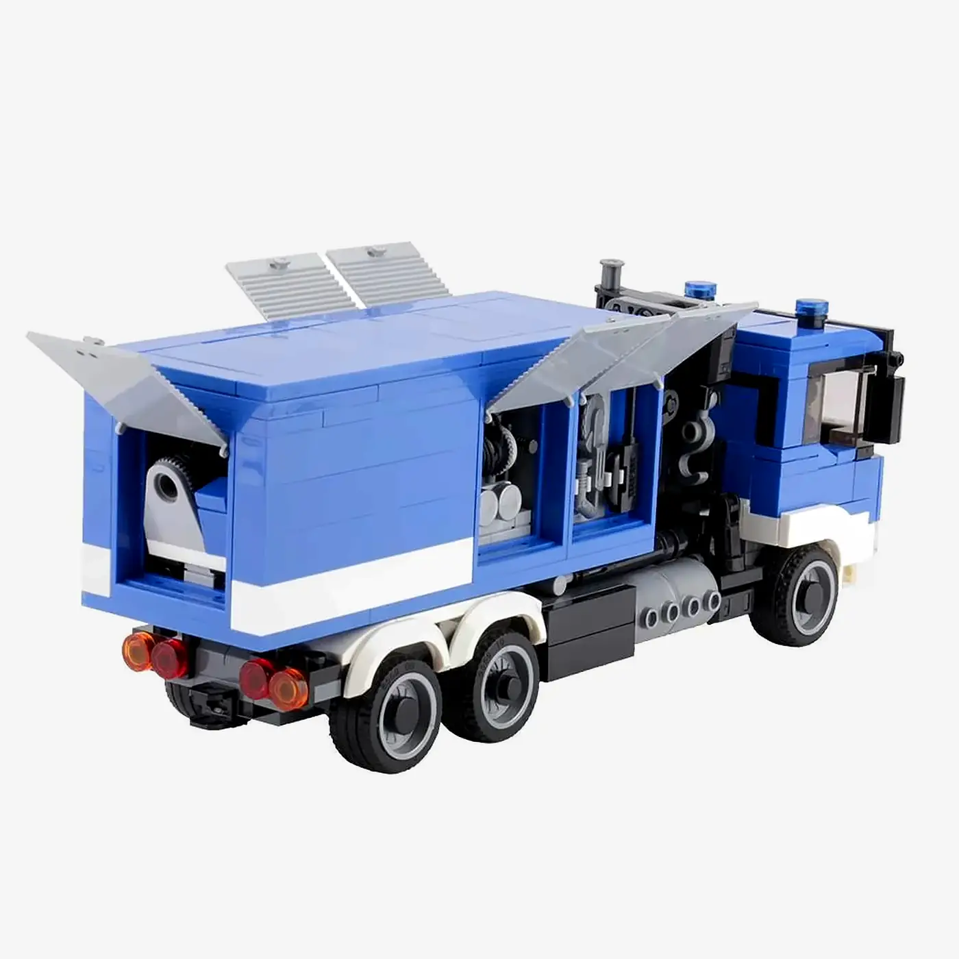 Technisches Hilfswerk WLF mit zwei Containern