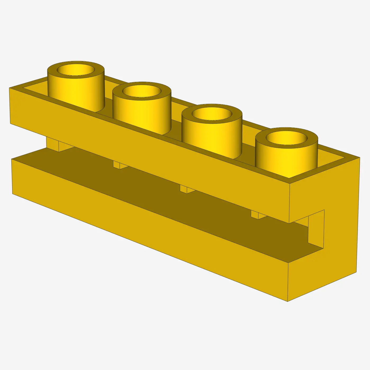 Brick, Modified 1 x 4 with Groove X 50