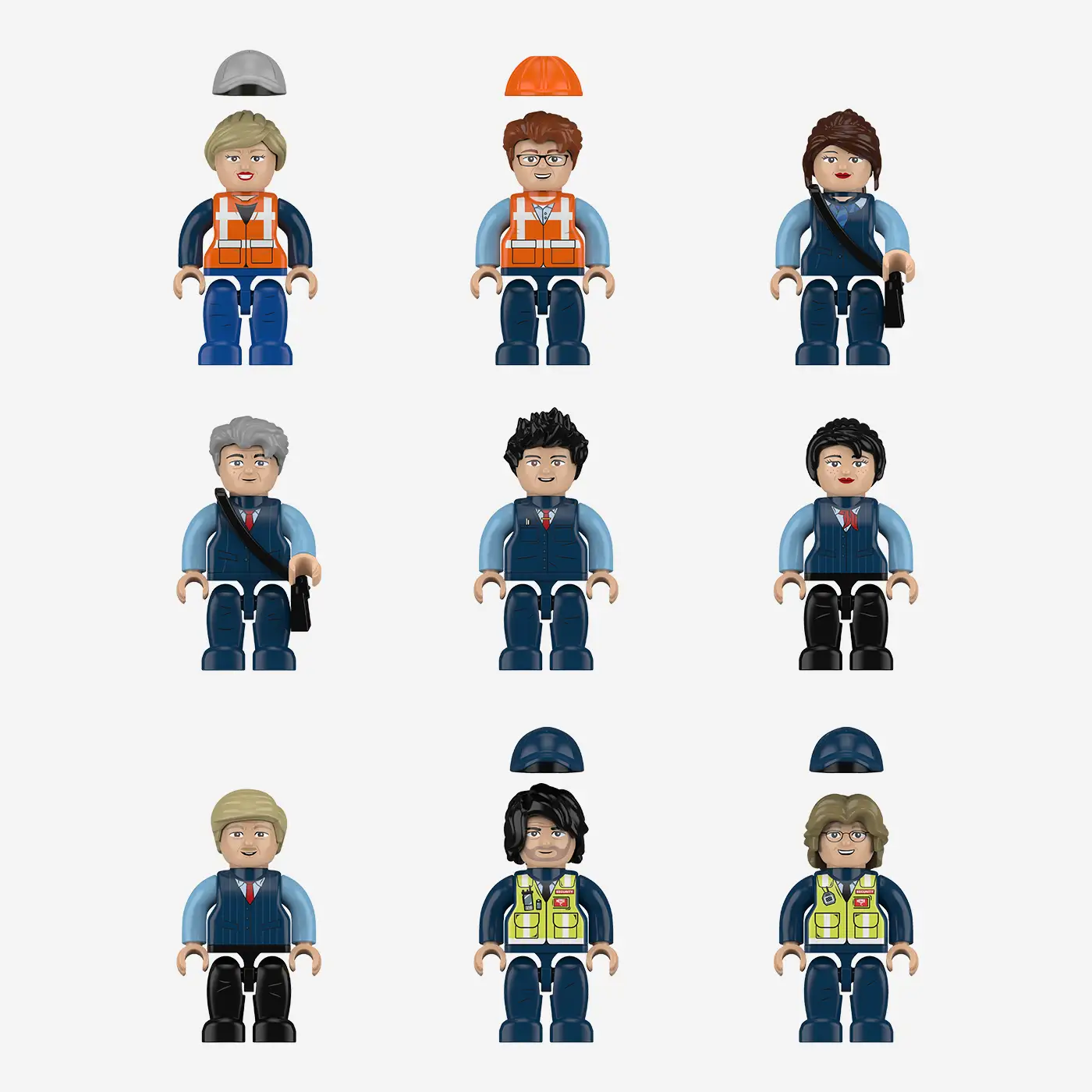 Minifigur - Bahn Personal heute