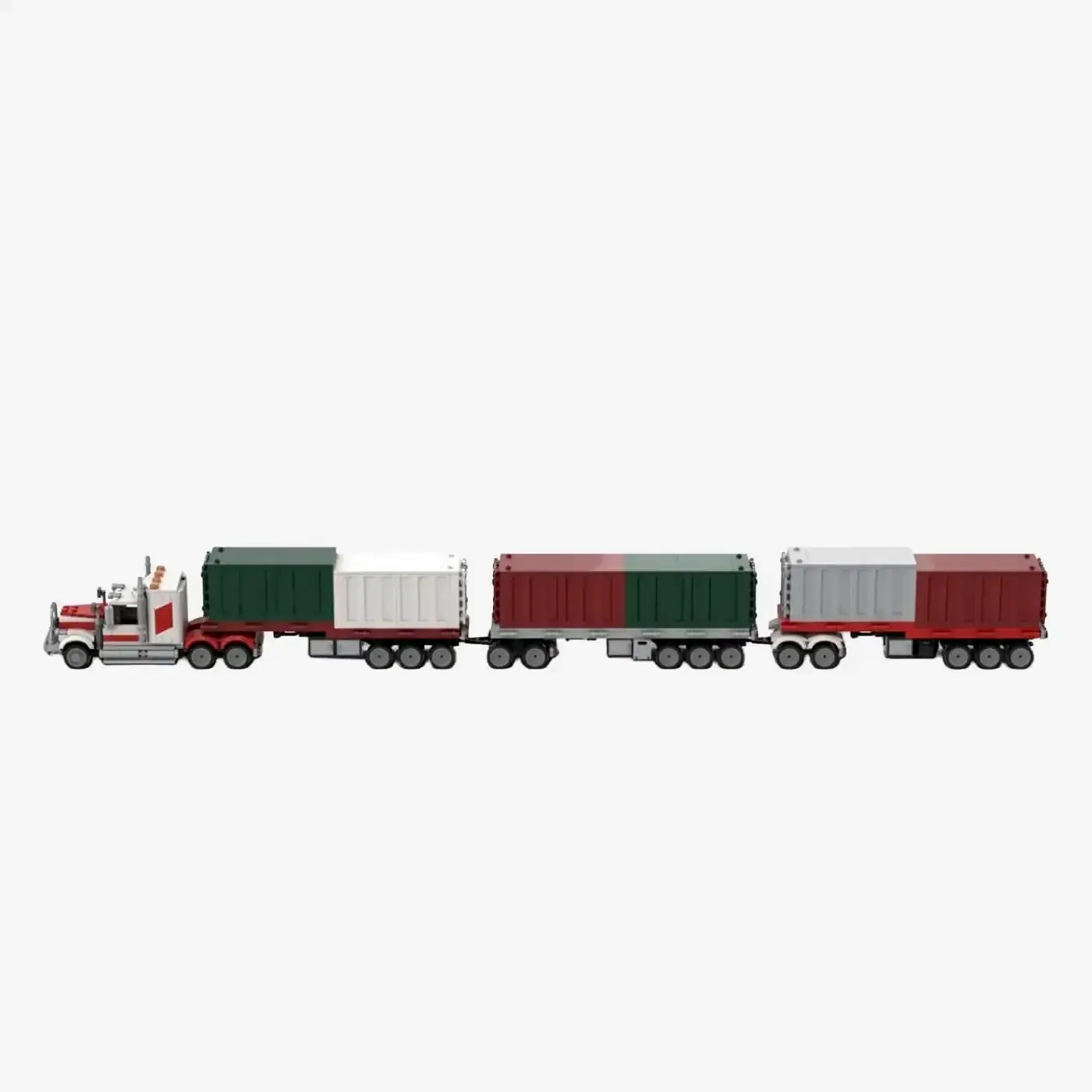 LKW mit 3 Anhängern