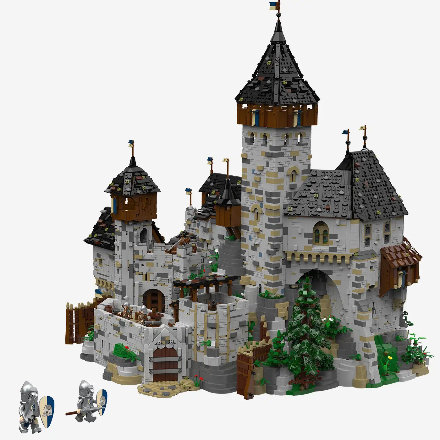 Burg Blaustein: Schildwerk-Erweiterung